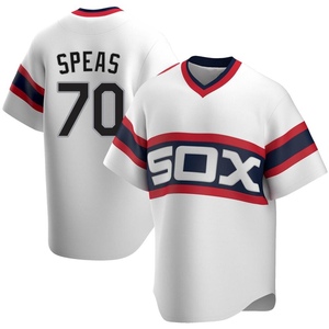 Men's Chicago White Sox Alex Speas Replica White Cooperstown Collection Jersey