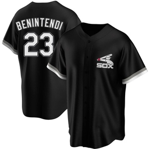 Men's Chicago White Sox Andrew Benintendi Replica Black Spring Training Jersey