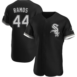 Men's Chicago White Sox Bryan Ramos Authentic Black Alternate Jersey