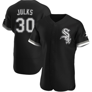 Men's Chicago White Sox Corey Julks Authentic Black Alternate Jersey