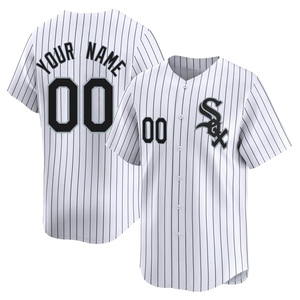 Men's Chicago White Sox Custom Limited White Home Jersey