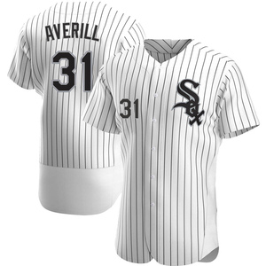 Men's Chicago White Sox Earl Averill Authentic White Home Jersey