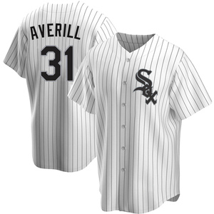 Men's Chicago White Sox Earl Averill Replica White Home Jersey