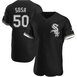 Men's Chicago White Sox Lenyn Sosa Authentic Black Alternate Jersey