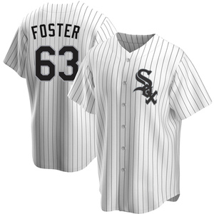 Men's Chicago White Sox Matt Foster Replica White Home Jersey