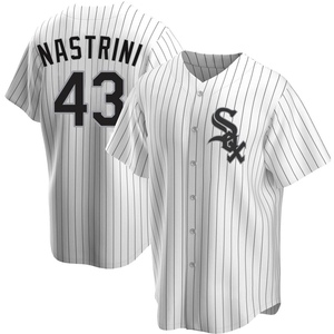 Men's Chicago White Sox Nick Nastrini Replica White Home Jersey