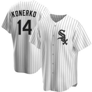 Men's Chicago White Sox Paul Konerko Replica White Home Jersey