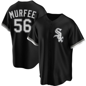 Men's Chicago White Sox Penn Murfee Replica Black Alternate Jersey