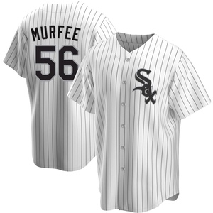 Men's Chicago White Sox Penn Murfee Replica White Home Jersey