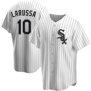 Men's Chicago White Sox Tony Larussa Replica White Home Jersey