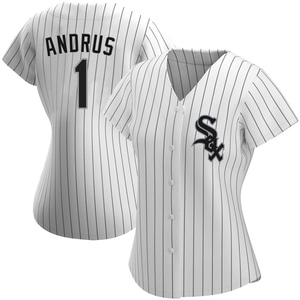 Women's Chicago White Sox Elvis Andrus Authentic White Home Jersey