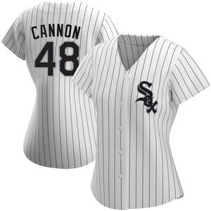 Women's Chicago White Sox Jonathan Cannon Authentic White Home Jersey