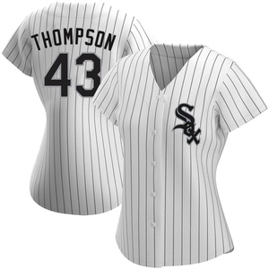 Women's Chicago White Sox Trayce Thompson Authentic White Home Jersey