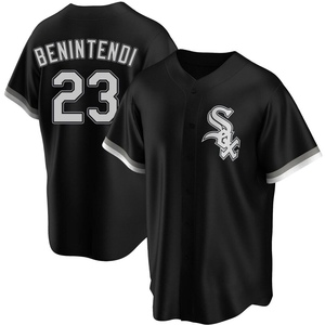 Youth Chicago White Sox Andrew Benintendi Replica Black Alternate Jersey