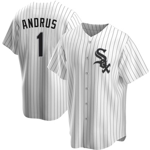 Youth Chicago White Sox Elvis Andrus Replica White Home Jersey