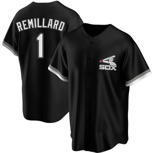 Youth Chicago White Sox Zach Remillard Replica Black Spring Training Jersey